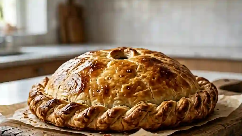 Tourte des Cornouailles croustillante au bœuf - Photo de présentation