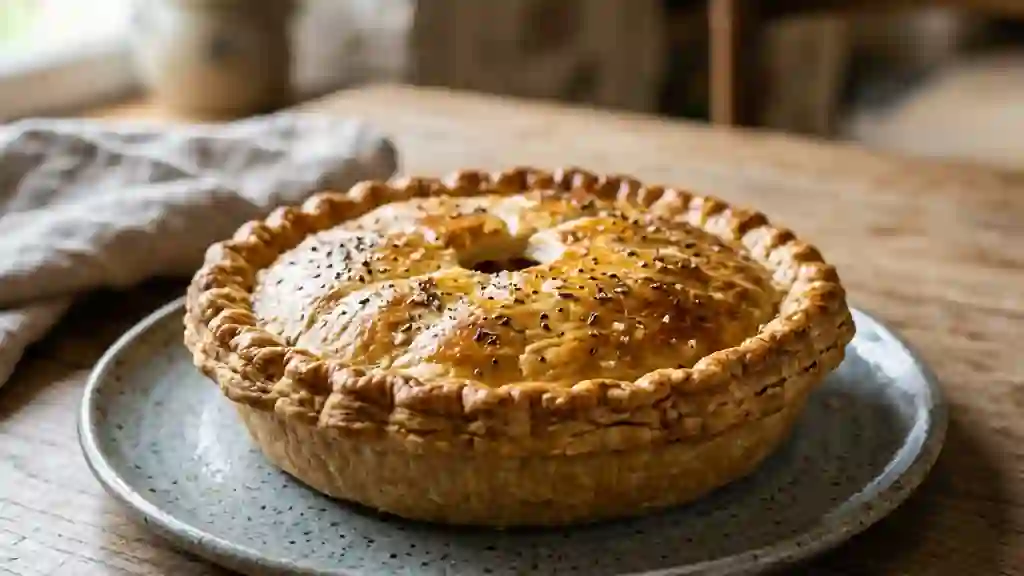 Tourte des templiers bœuf et champignons - Photo de présentation