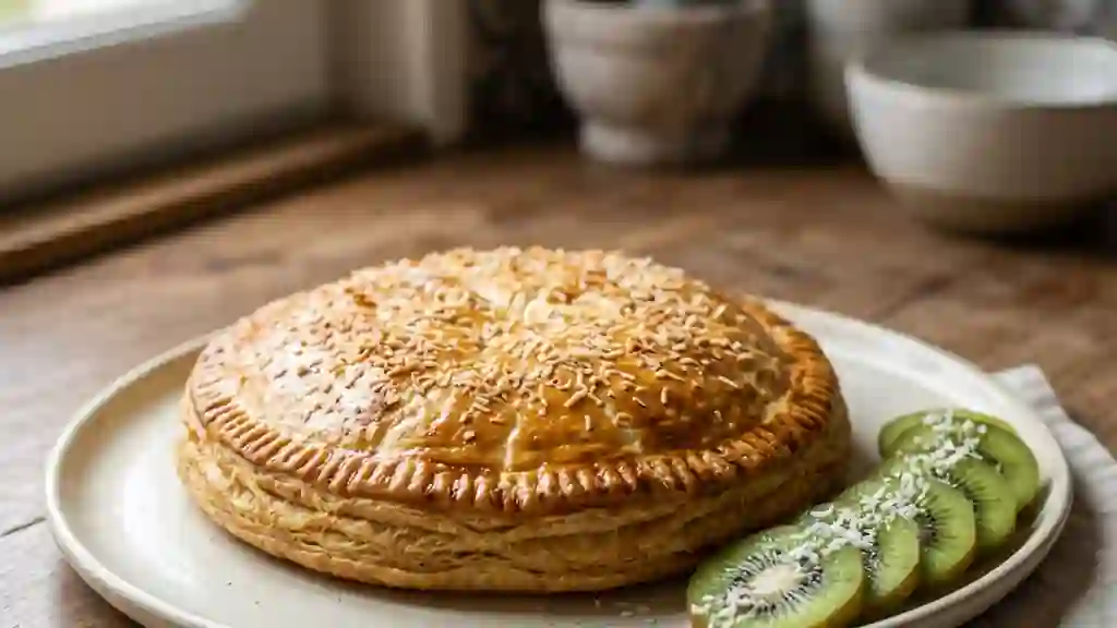 Tourte Fondante au Kiwi et Coco - Photo de présentation