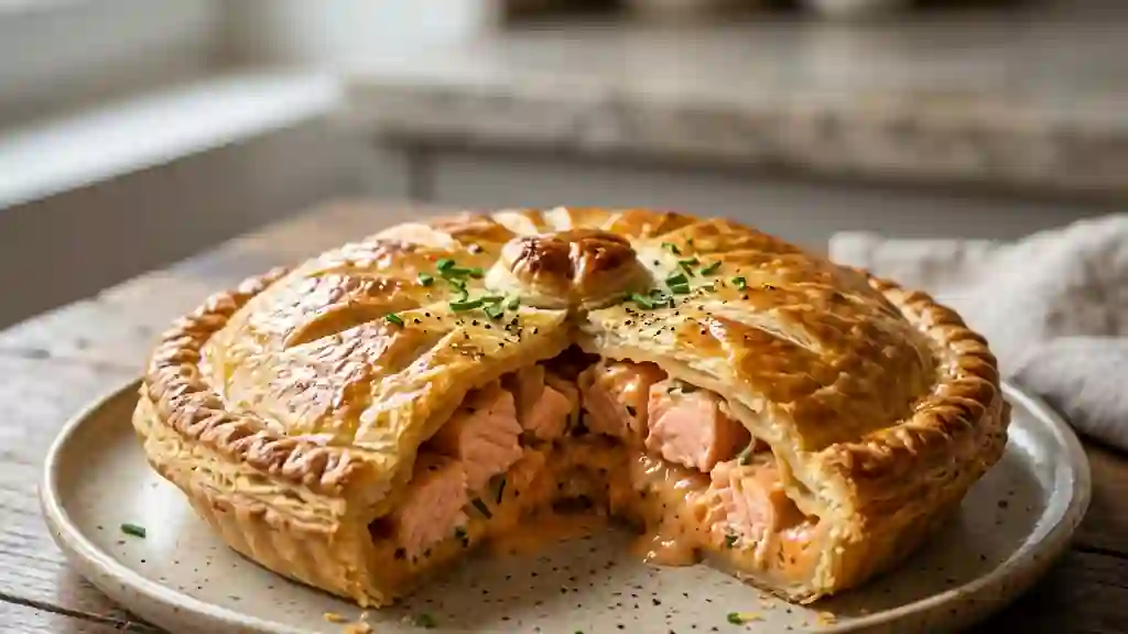 Tourte au Saumon et Bisque de Homard - Photo de présentation