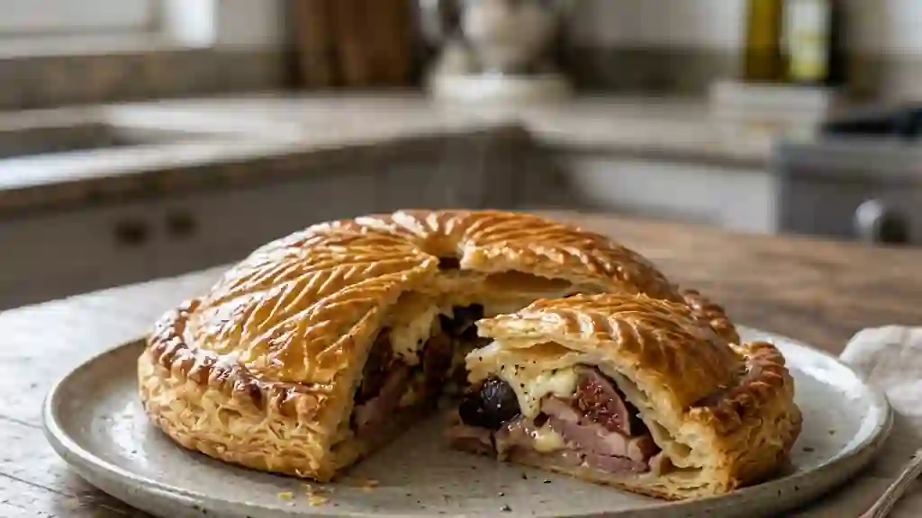 Tourte Croustillante Magret, Figues et Chèvre - Photo de présentation