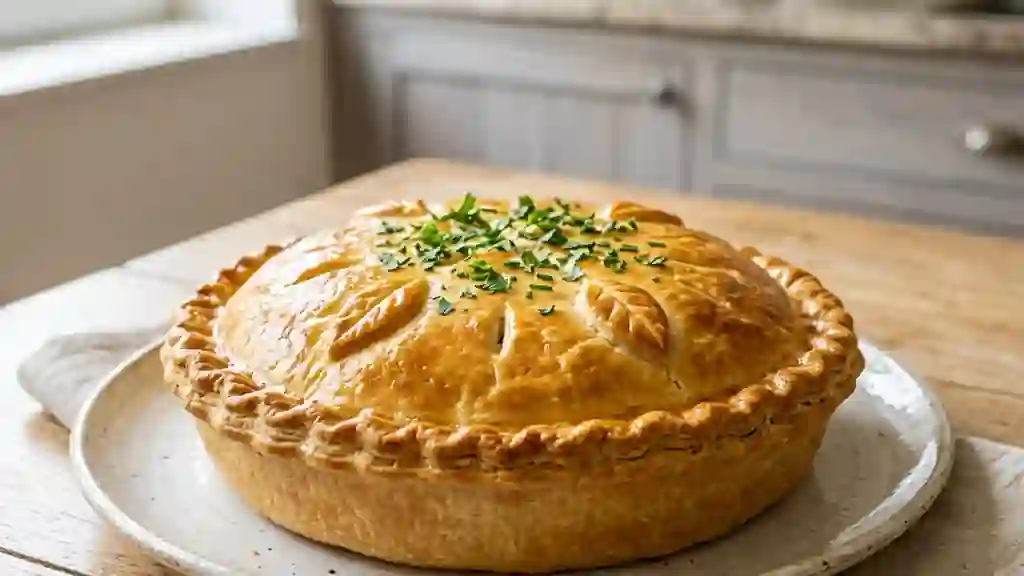 Tourte printanière fondante aux asperges - Photo de présentation