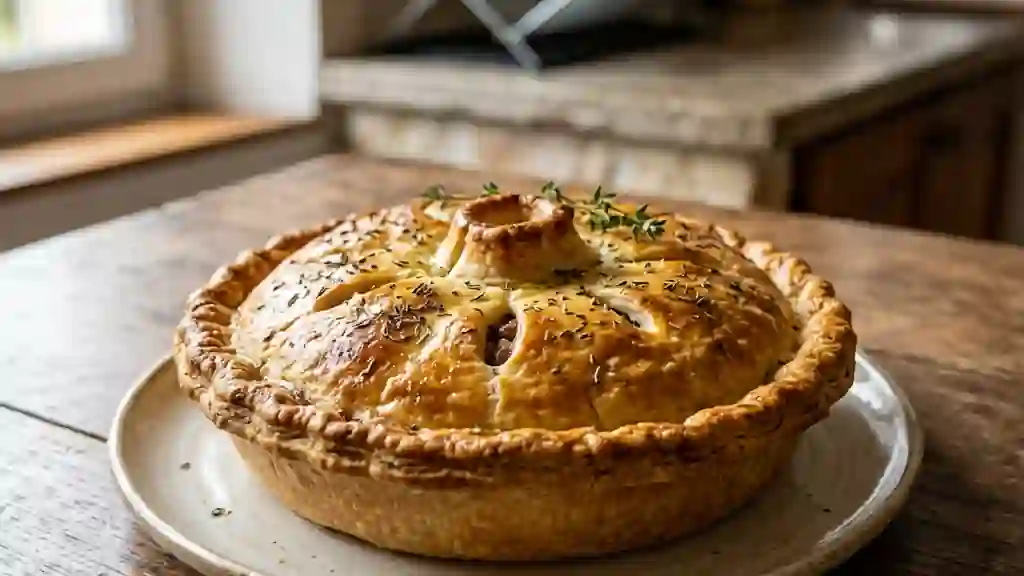 Tourte Croustillante Bœuf et Pommes de Terre - Photo de présentation