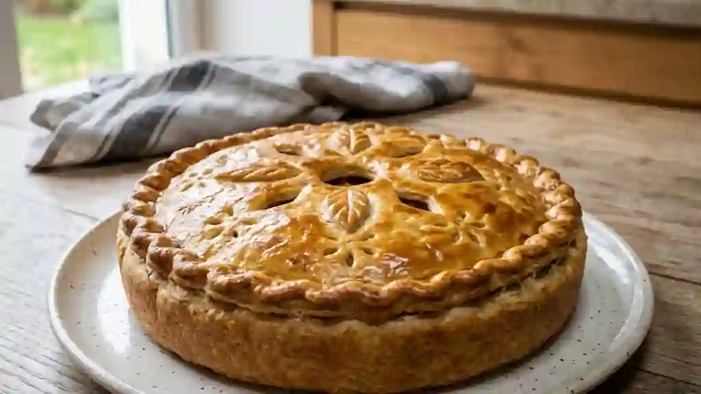 Tourte Fondante aux Pommes de Terre et Thym - Photo de présentation