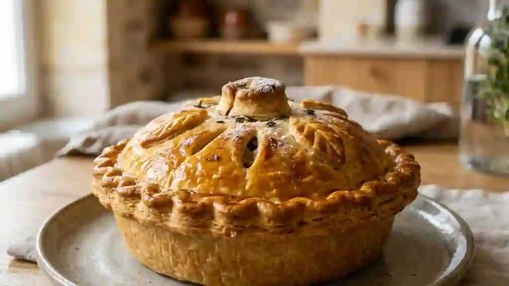 Tourte Fondante au Bœuf et Marrons - Photo de présentation