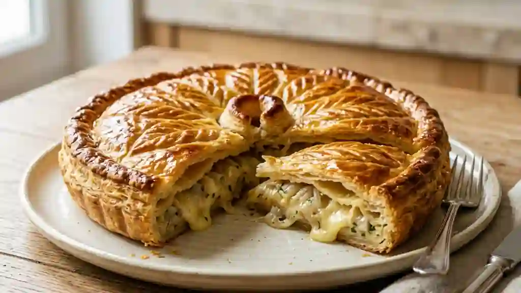 Tourte au Beaufort : Cœur Fondant et Pâte Fine - Photo de présentation