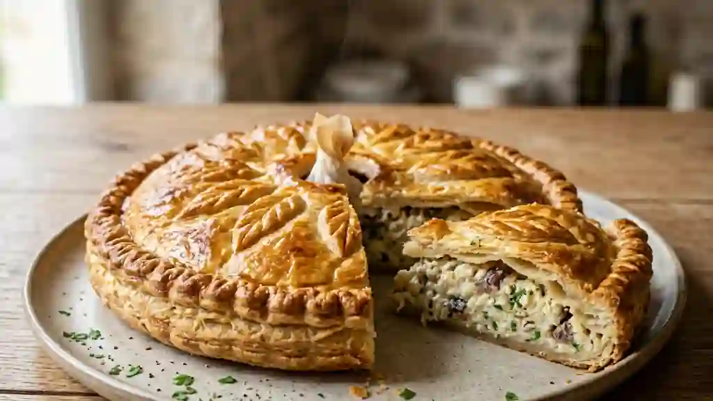 Tourte Fondante au Brocciu et Anchois - Photo de présentation
