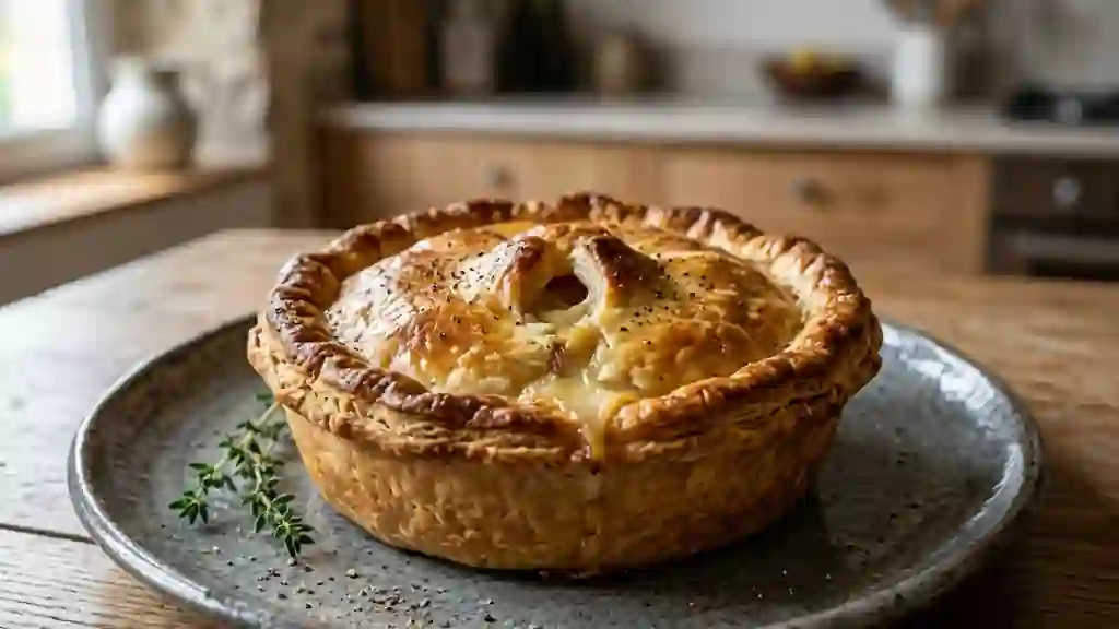 Tourte fondante aux chicons et muscade - Photo de présentation