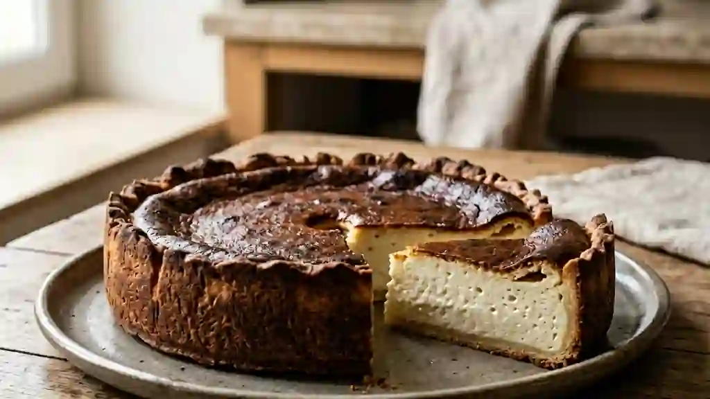 Tourteau fromager fondant au cœur crémeux - Photo de présentation