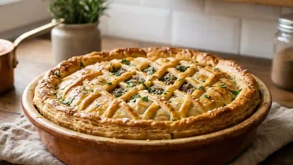 Tourtière landaise fondante au quatre-épices - Photo de présentation