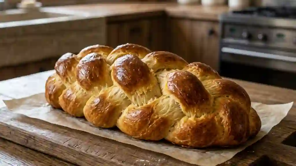 Tresse bernoise à la mie filante - Photo de présentation