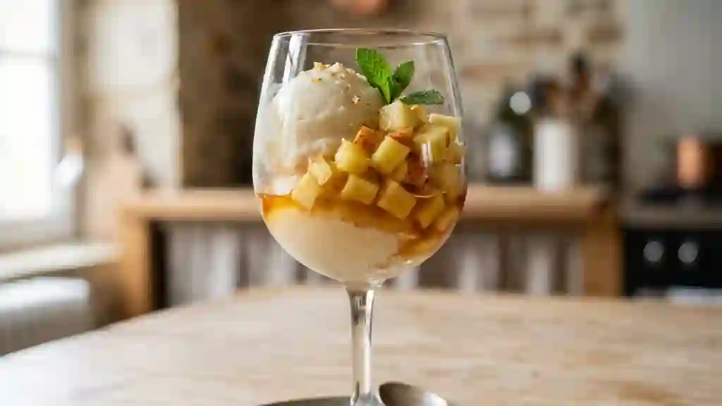 Trou normand givré pomme et calvados - Photo de présentation