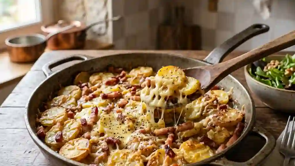 Truffade auvergnate fondante et croustillante - Photo de présentation