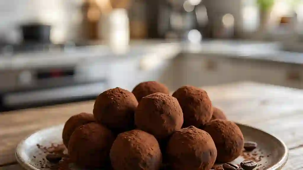 Truffes au café fondantes et corsées - Photo de présentation