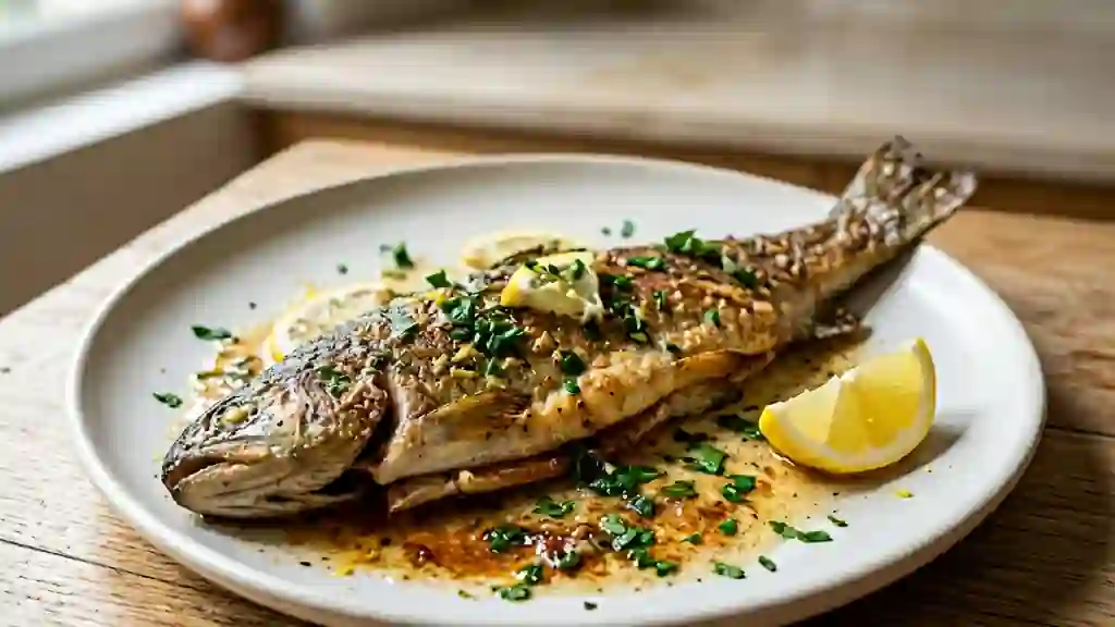 Truite Meunière Croustillante au Beurre Citronné - Photo de présentation