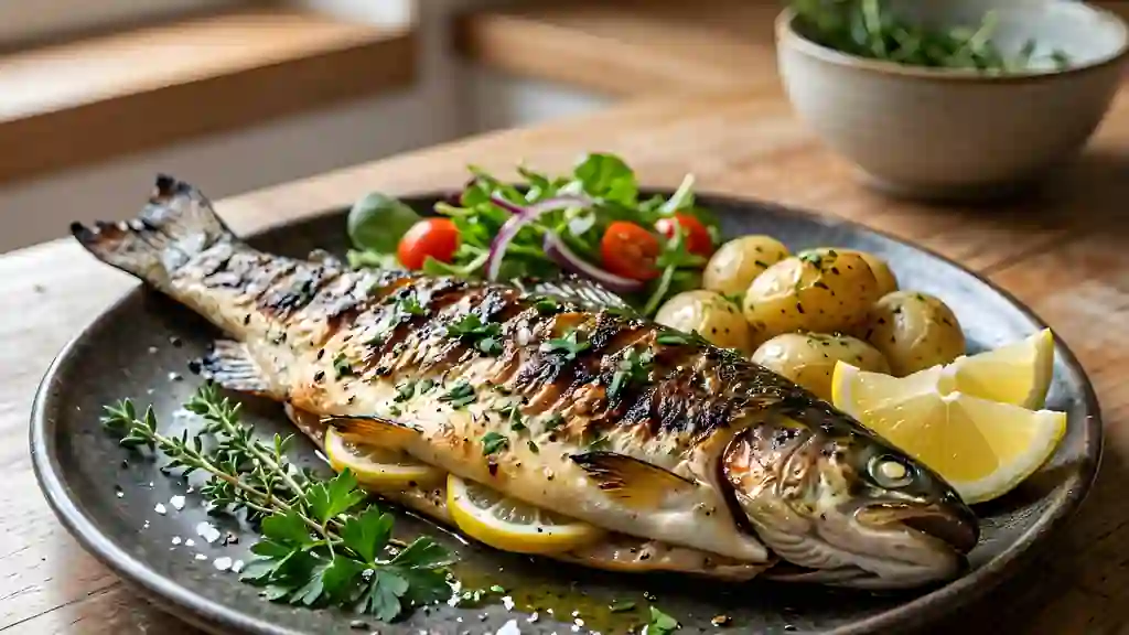 Truites Grillées au Citron et Thym Frais - Photo de présentation