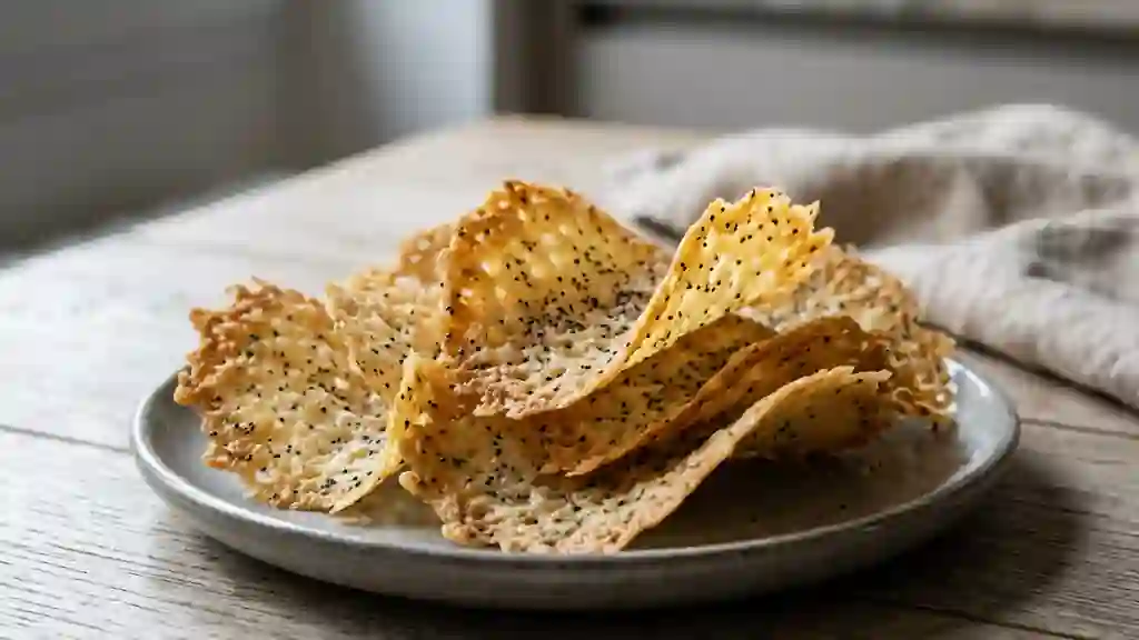 Tuiles au parmesan et pavot ultra-craquantes - Photo de présentation