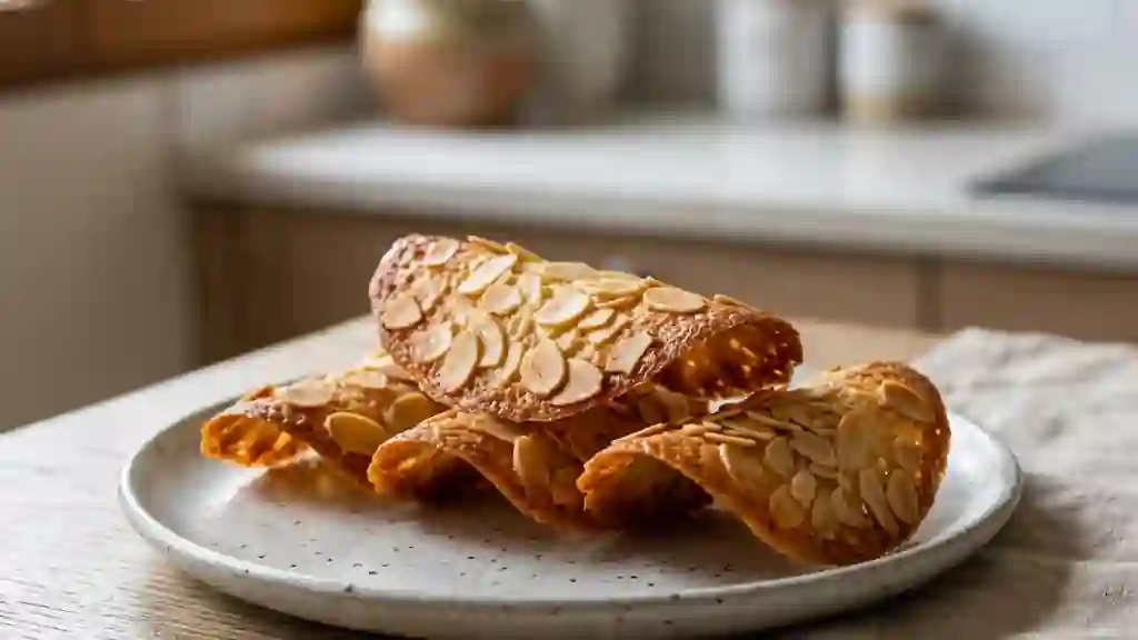 Tuiles aux amandes craquantes et dorées - Photo de présentation