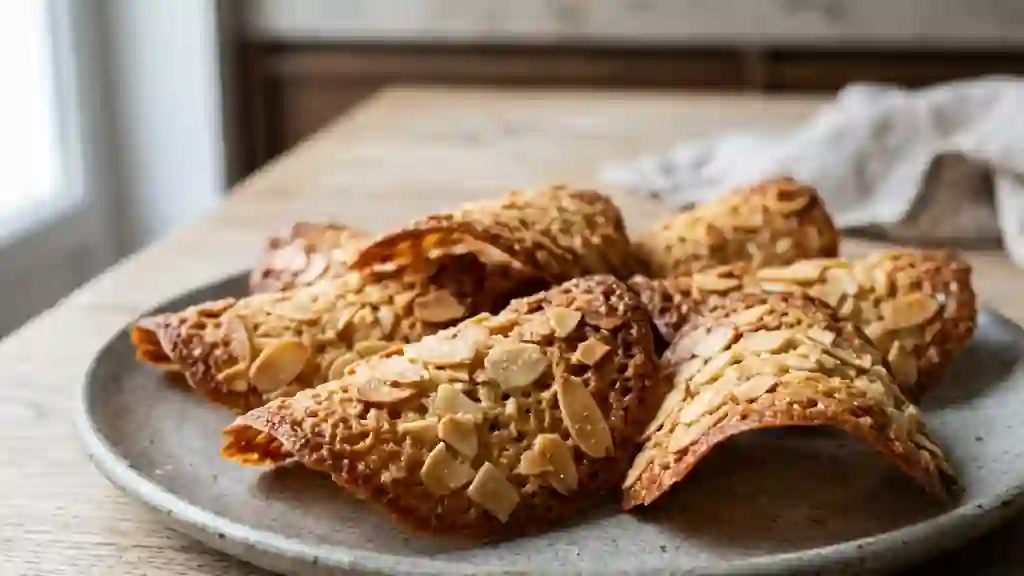 Tuiles aux Amandes Fines et Craquantes - Photo de présentation