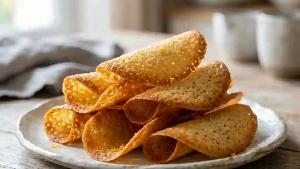 Tuiles à l'orange fines et craquantes - Photo de présentation