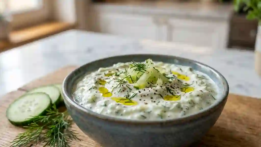 Tzatziki Frais à l'Aneth et Ail - Photo de présentation