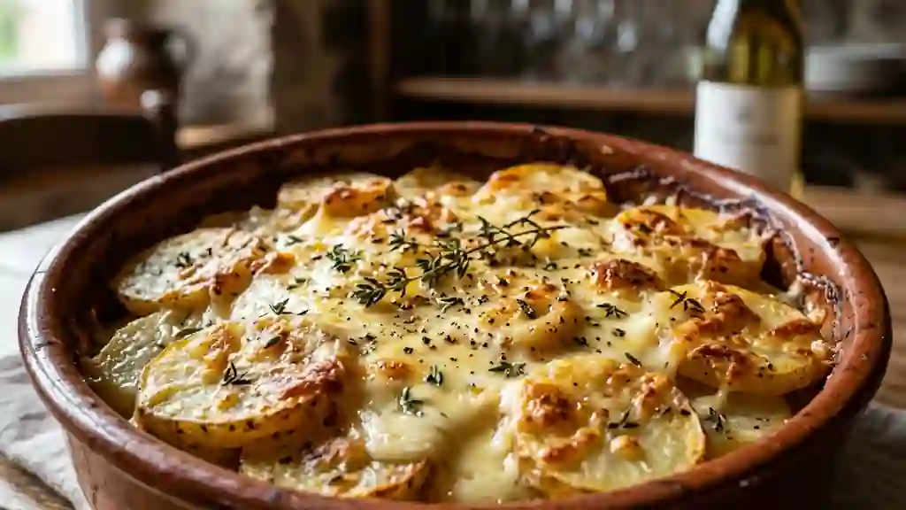 Vacherin Rôti et Pommes de Terre Fondantes - Photo de présentation