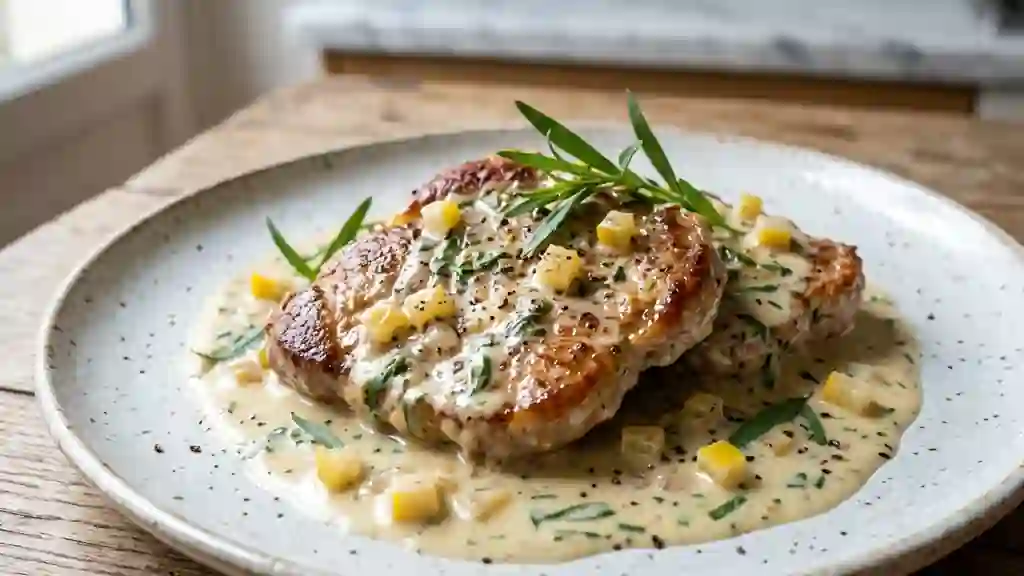 Veau crémeux au citron confit et estragon - Photo de présentation