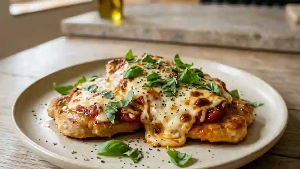 Escalopes de Veau Pizzaiolo à la Mozzarella Filante - Photo de présentation