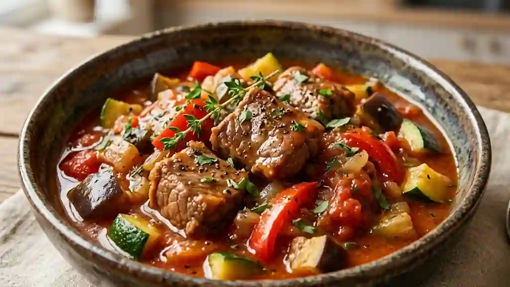 Veau fondant aux légumes du soleil - Photo de présentation