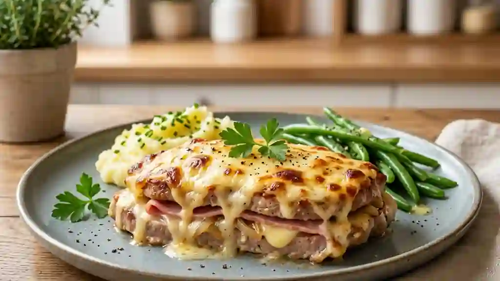 Veau Orloff fondant au fromage doré - Photo de présentation