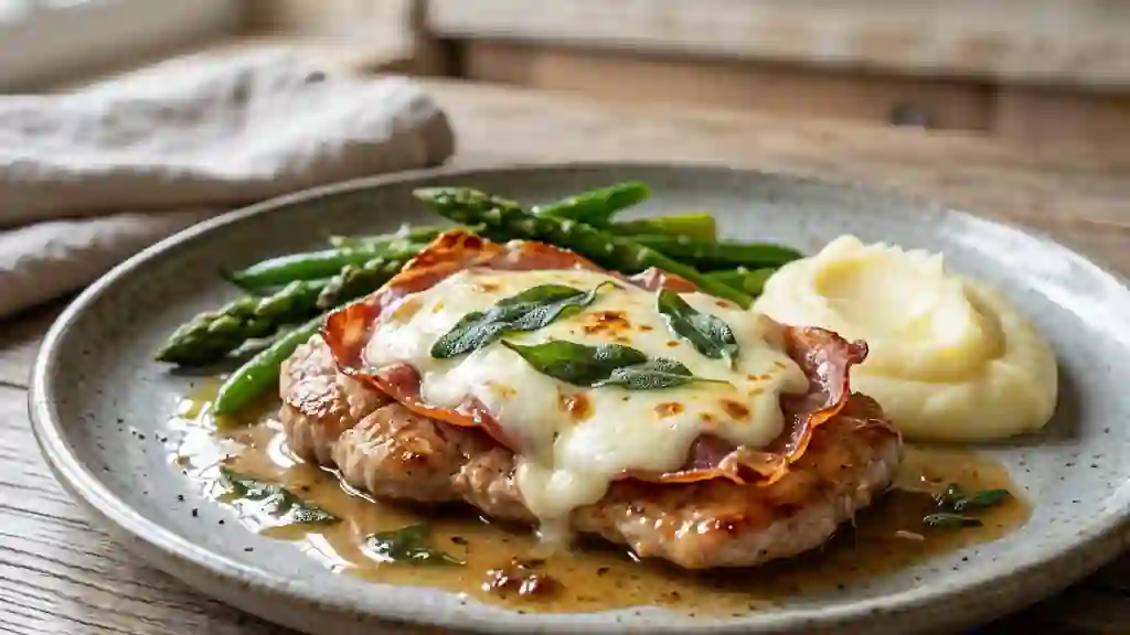 Veau Saltimbocca Fondant au Parme - Photo de présentation
