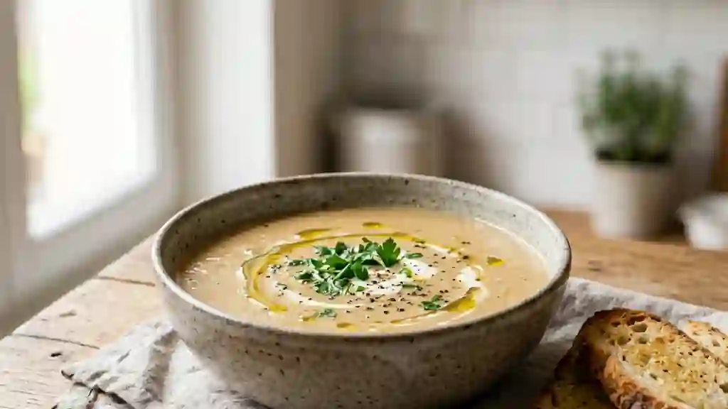 Velouté Onctueux aux Champignons et Carottes - Photo de présentation