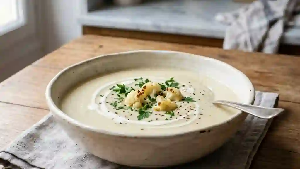 Velouté Dubarry soyeux au chou-fleur - Photo de présentation