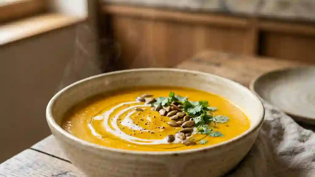 Velouté Butternut et Coco au Curry - Photo de présentation