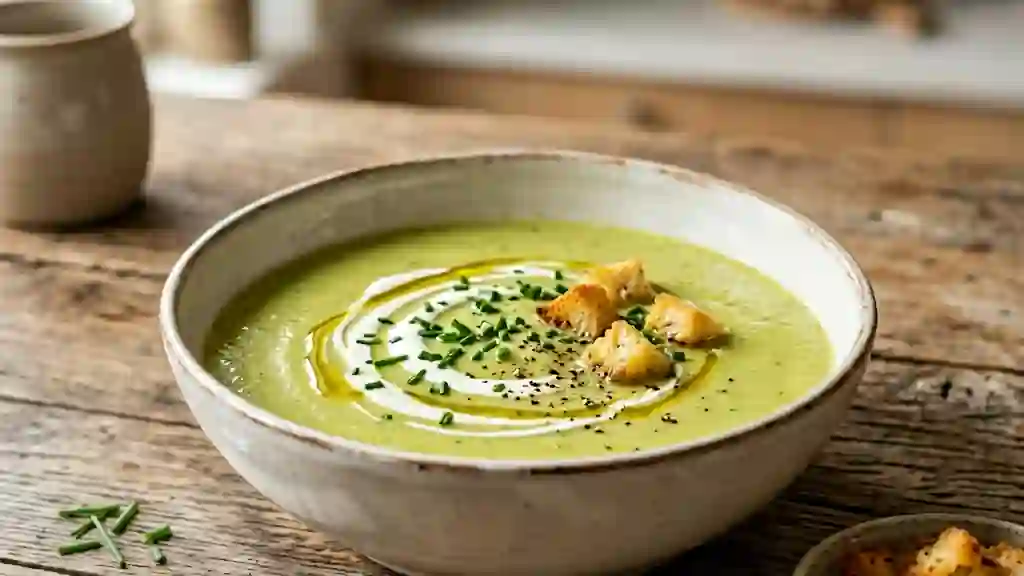 Velouté de courgettes onctueux et soyeux - Photo de présentation