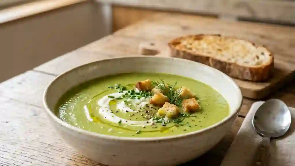 Velouté de courgette onctueux et soyeux - Photo de présentation