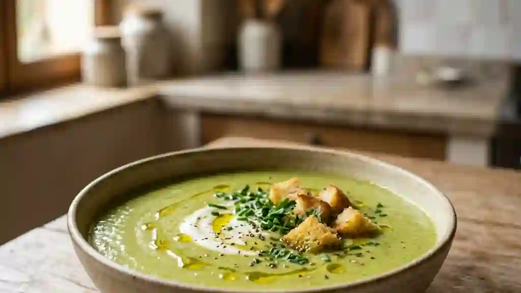 Velouté de courgettes onctueux - Photo de présentation