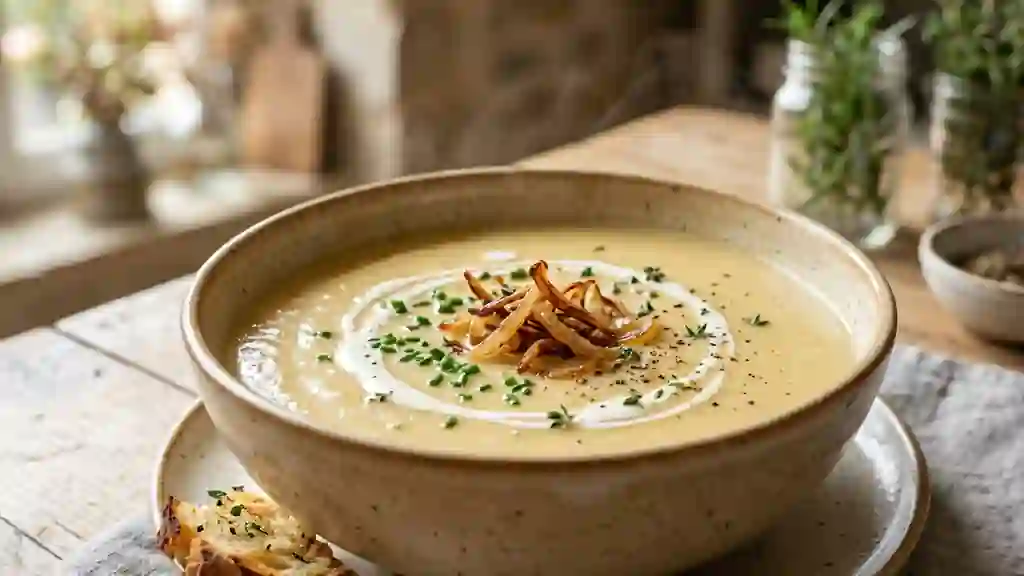 Velouté d'oignons soyeux - Photo de présentation