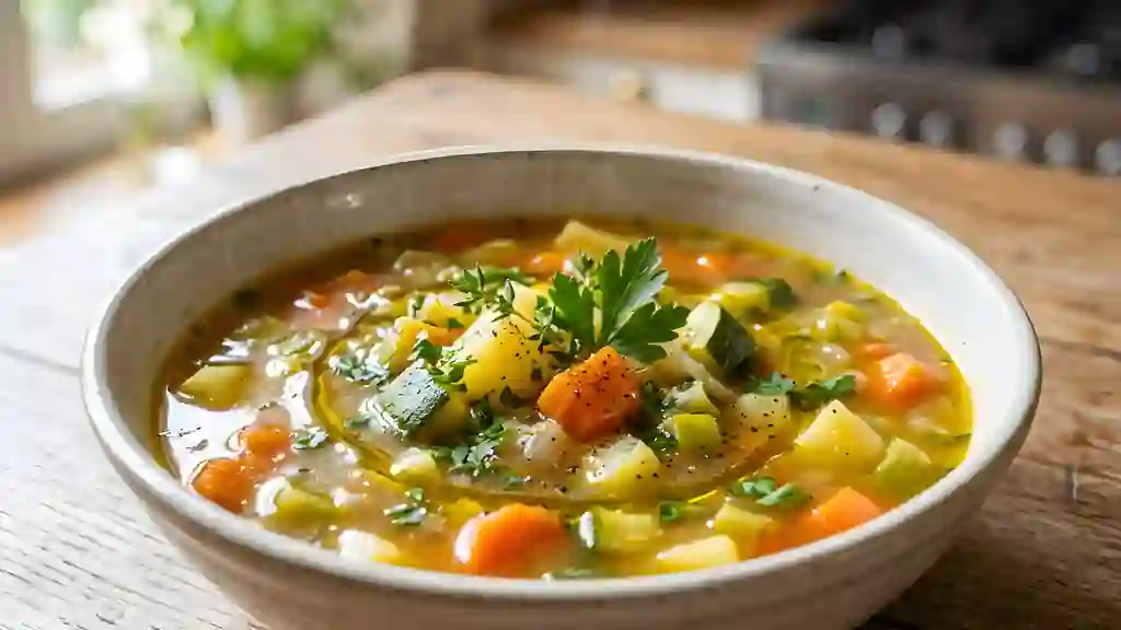 Velouté de légumes du potager - Photo de présentation