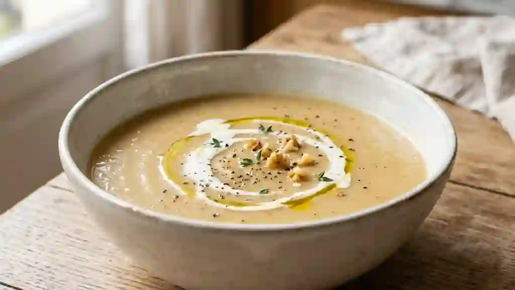 Velouté de poires soyeux et fondant - Photo de présentation