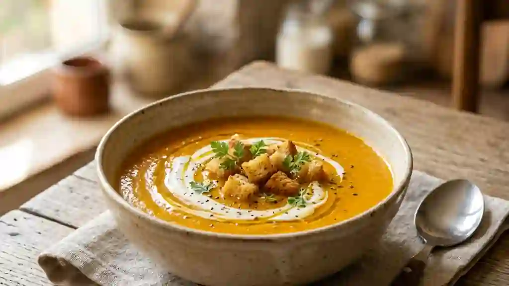 Velouté de potiron soyeux et onctueux - Photo de présentation