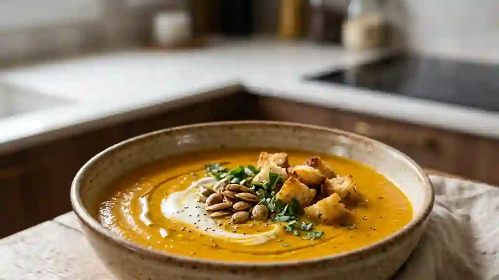 Velouté de potiron soyeux et onctueux - Photo de présentation
