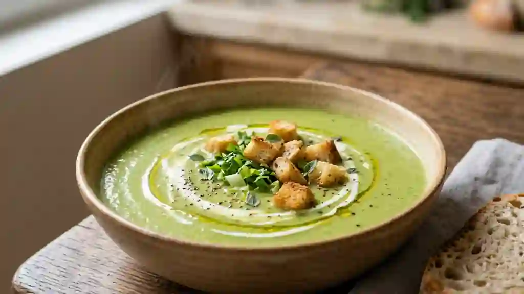 Velouté de scarole soyeux à la crème - Photo de présentation