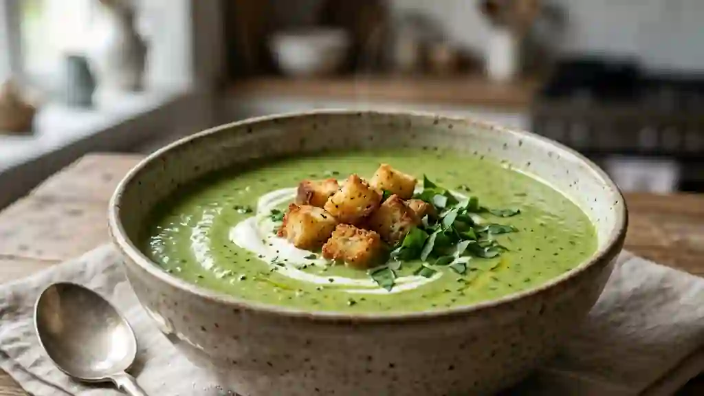Velouté d'oseille soyeux et acidulé - Photo de présentation