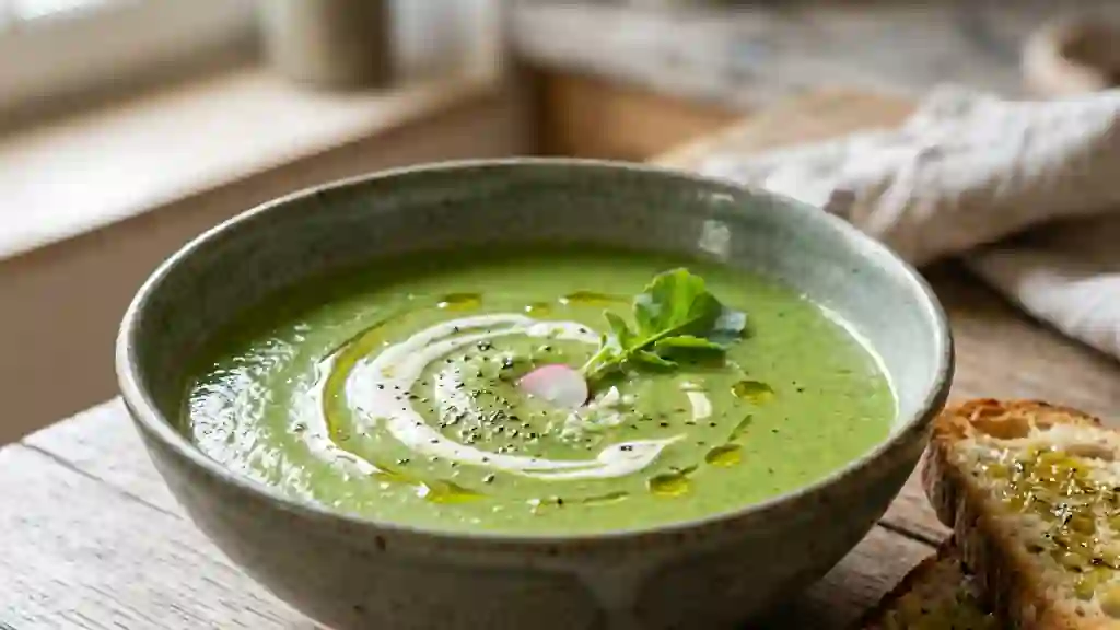 Velouté de fanes de radis ultra-onctueux - Photo de présentation
