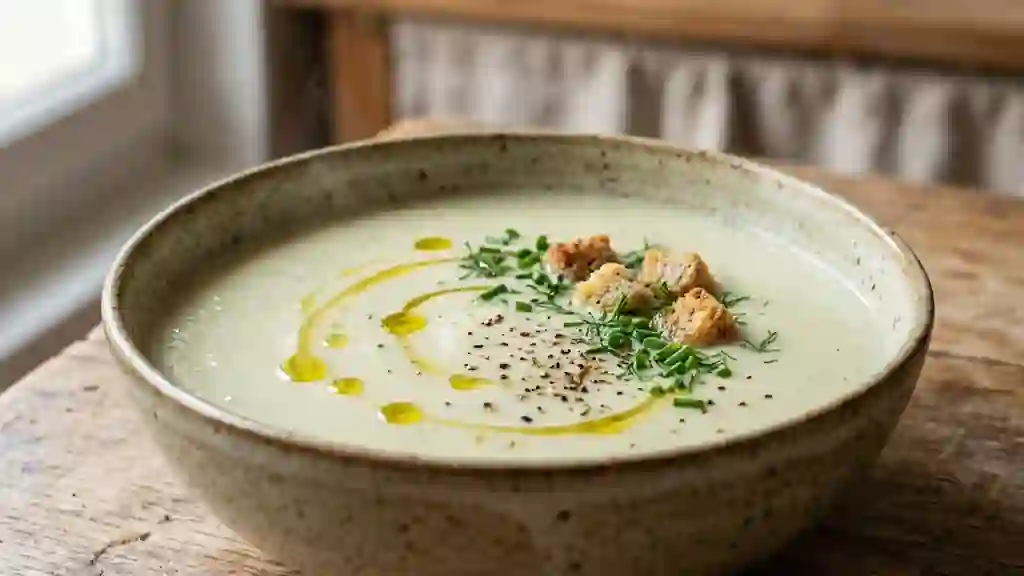Velouté onctueux de radis noir - Photo de présentation