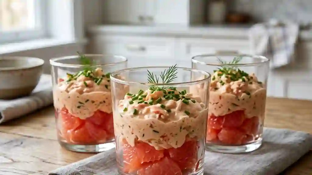 Verrines Crabe et Pamplemousse Acidulées - Photo de présentation