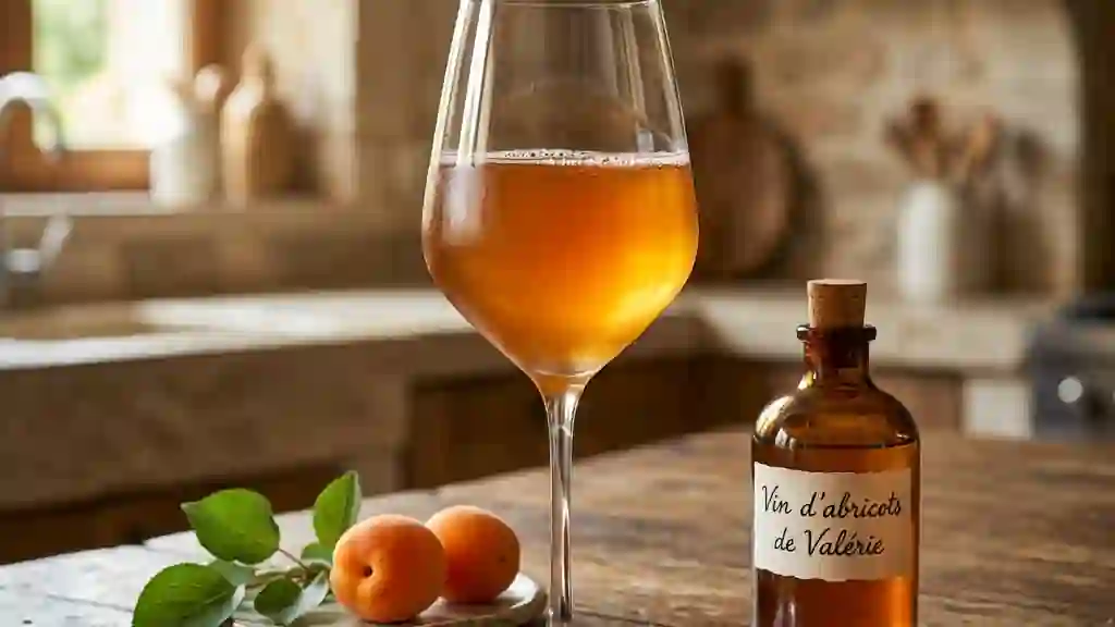 Vin d'Abricot Infusé à la Vanille - Photo de présentation