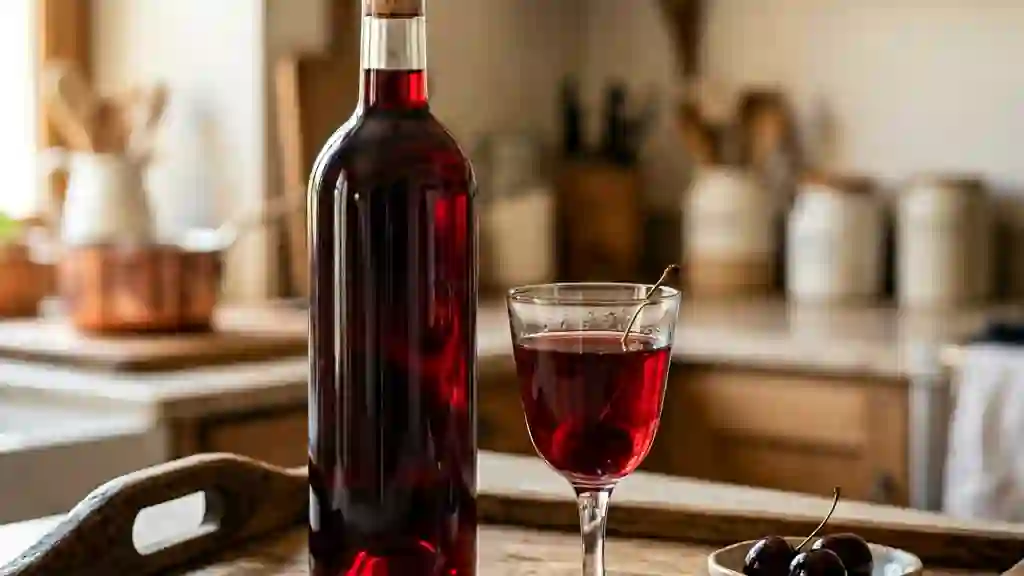 Vin de cerise charnu et vanillé - Photo de présentation