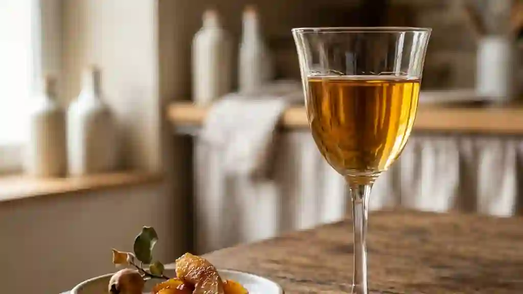 Vin de coings doré aux notes acidulées - Photo de présentation
